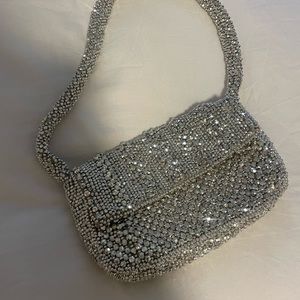 Zara sparkly shoulder bag